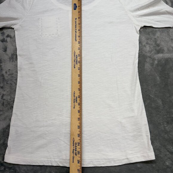 Ariat Dawn Henley long sleeve Shirt Womens Large Snow White 10013409 NWT - Picture 12 of 13